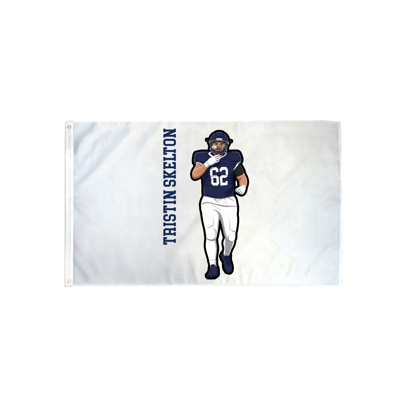 3x5 Flag — Name Vertical in Classic
