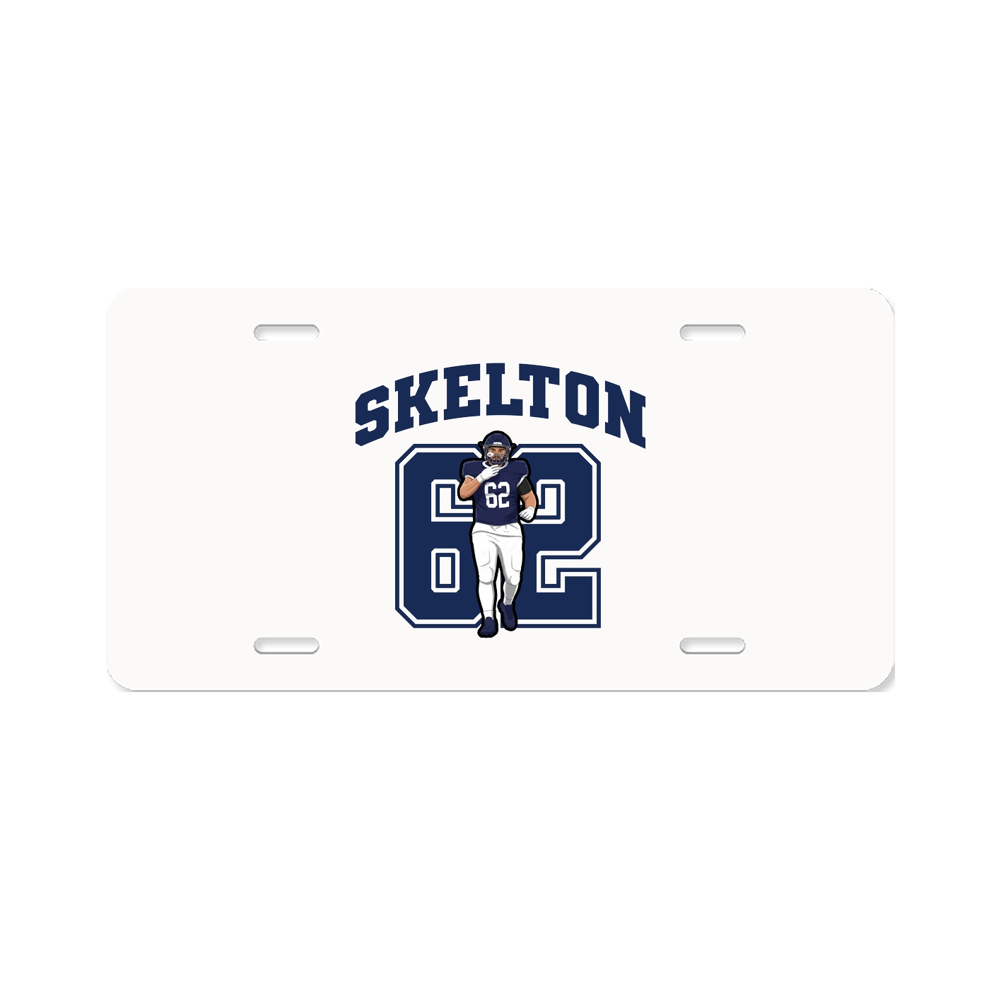 License Plate — Number in Classic