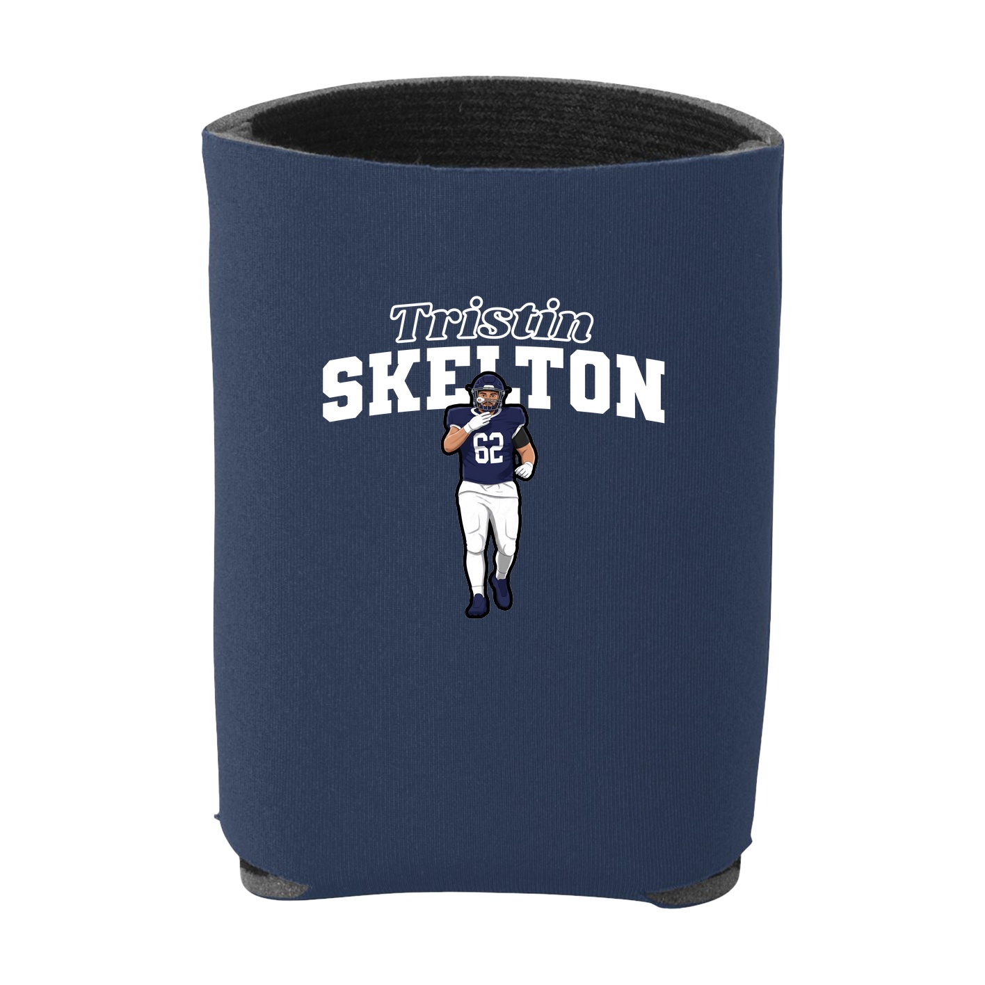 Can Holder — Name Arch in Navy