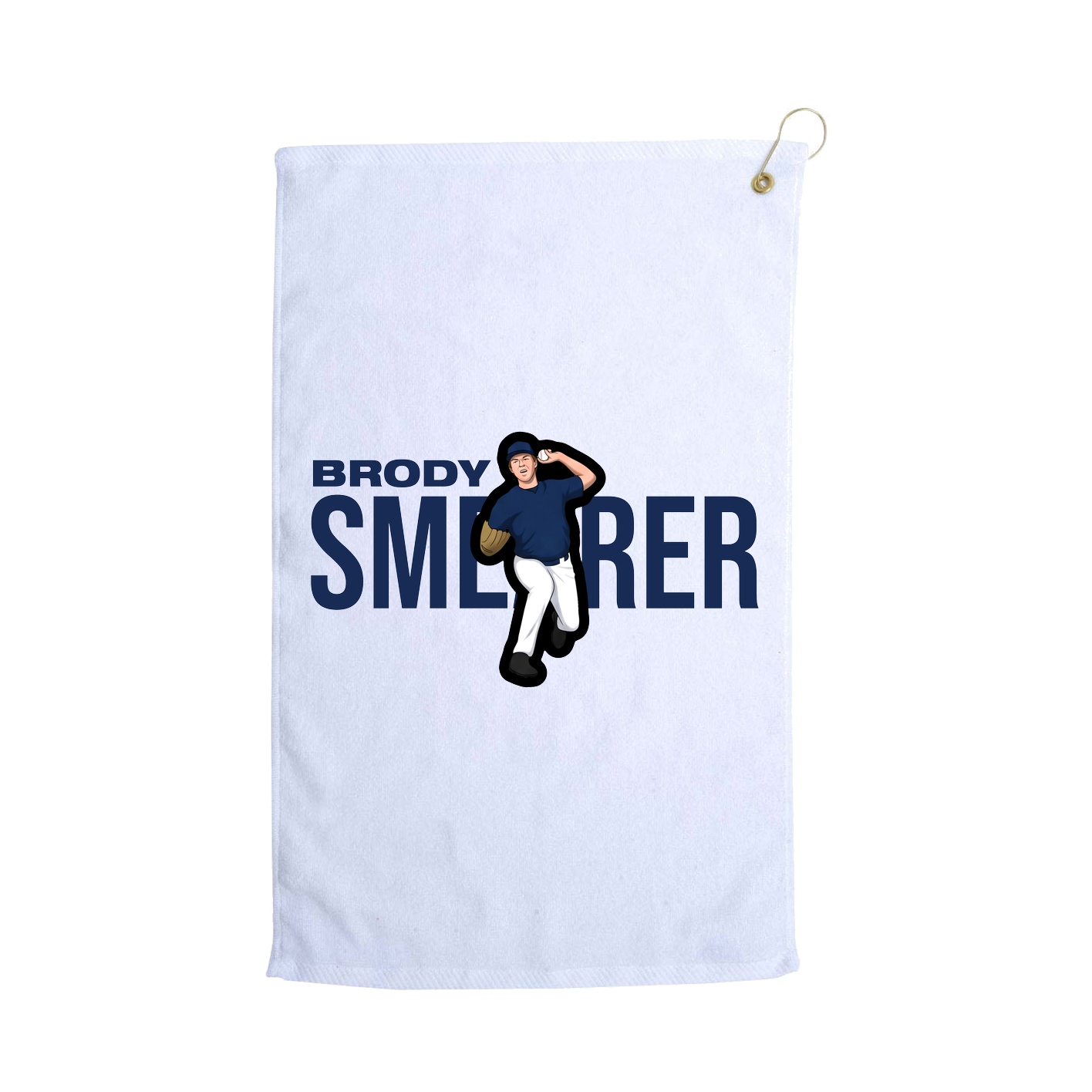 Golf Towel — Player Name in White