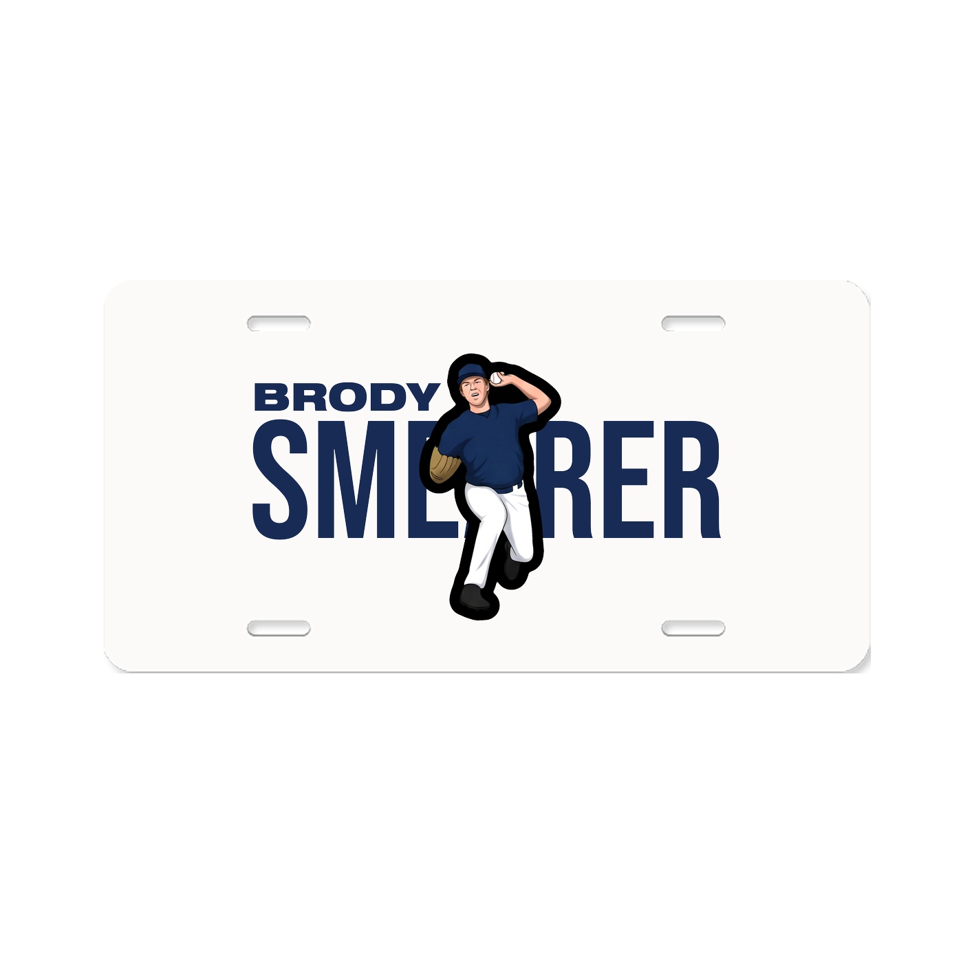 License Plate — Player Name in Classic