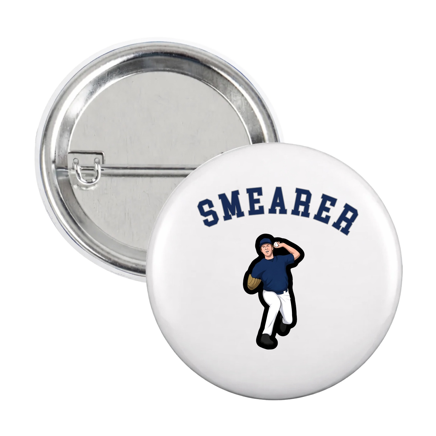 Game Day Button — Shirsey Arch in White