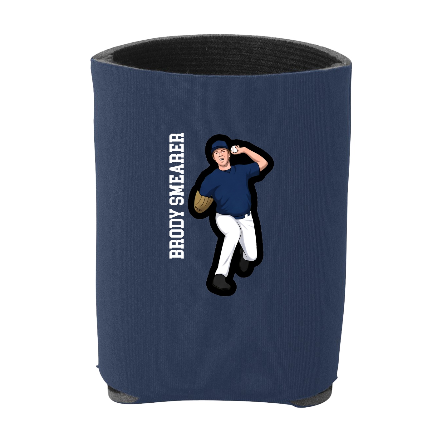 Can Holder — Name Vertical in Navy