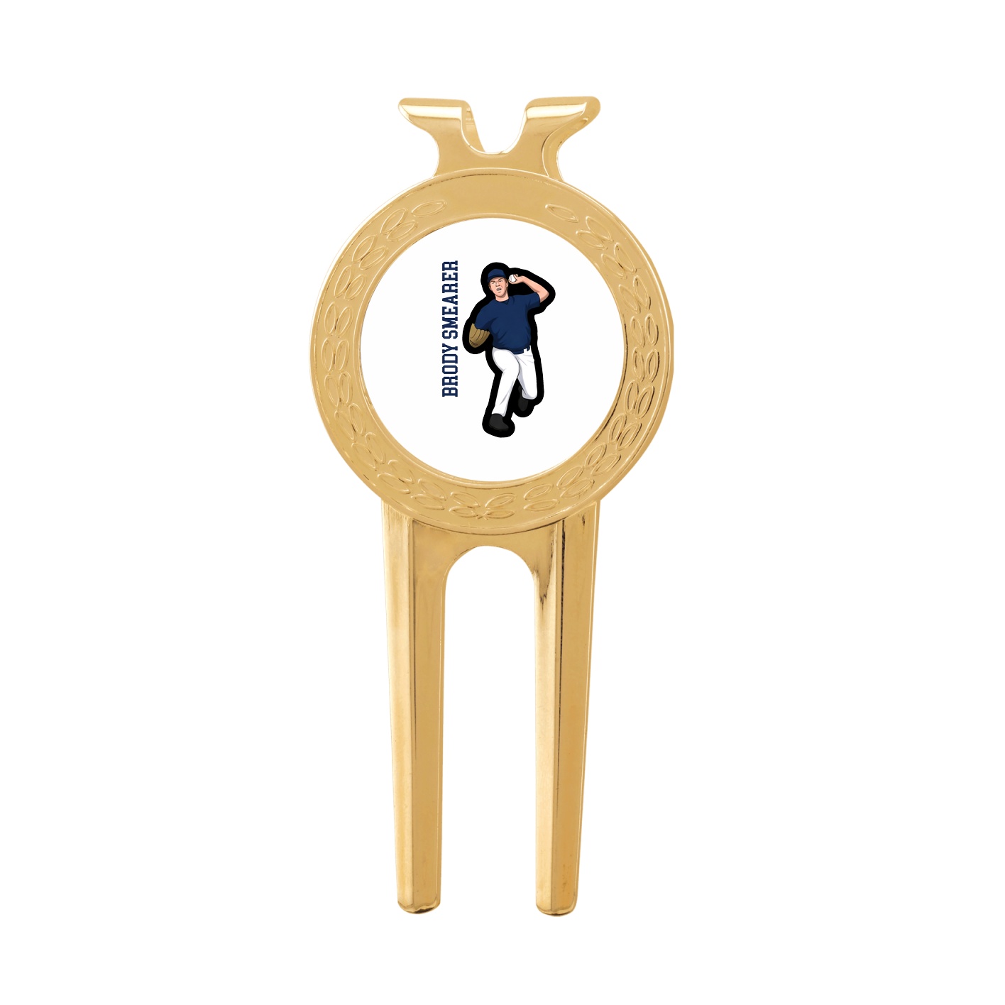 Divot Tool with Ball Marker — Name Vertical in Classic