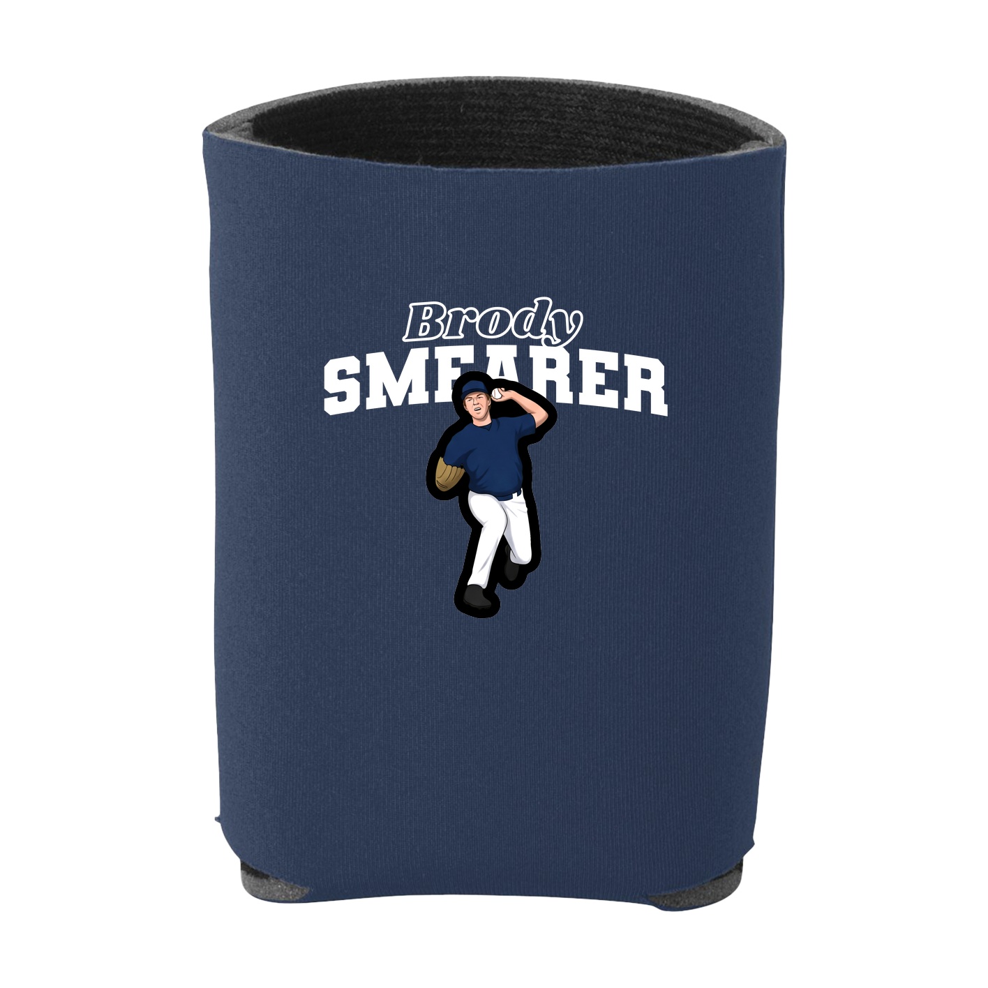 Can Holder — Name Arch in Navy
