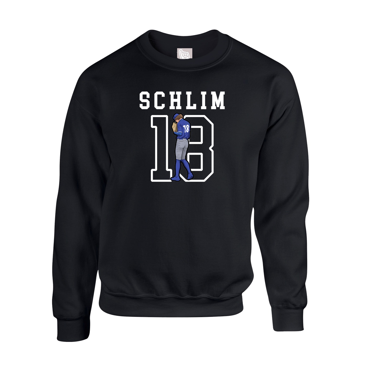 Fleece Crew — Shirsey in Black
