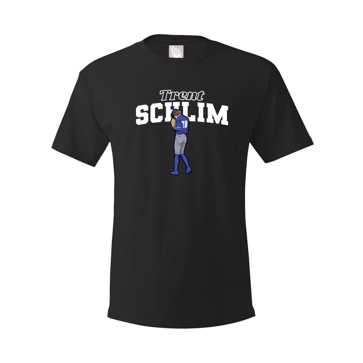 Youth Tee — Name Arch in Black