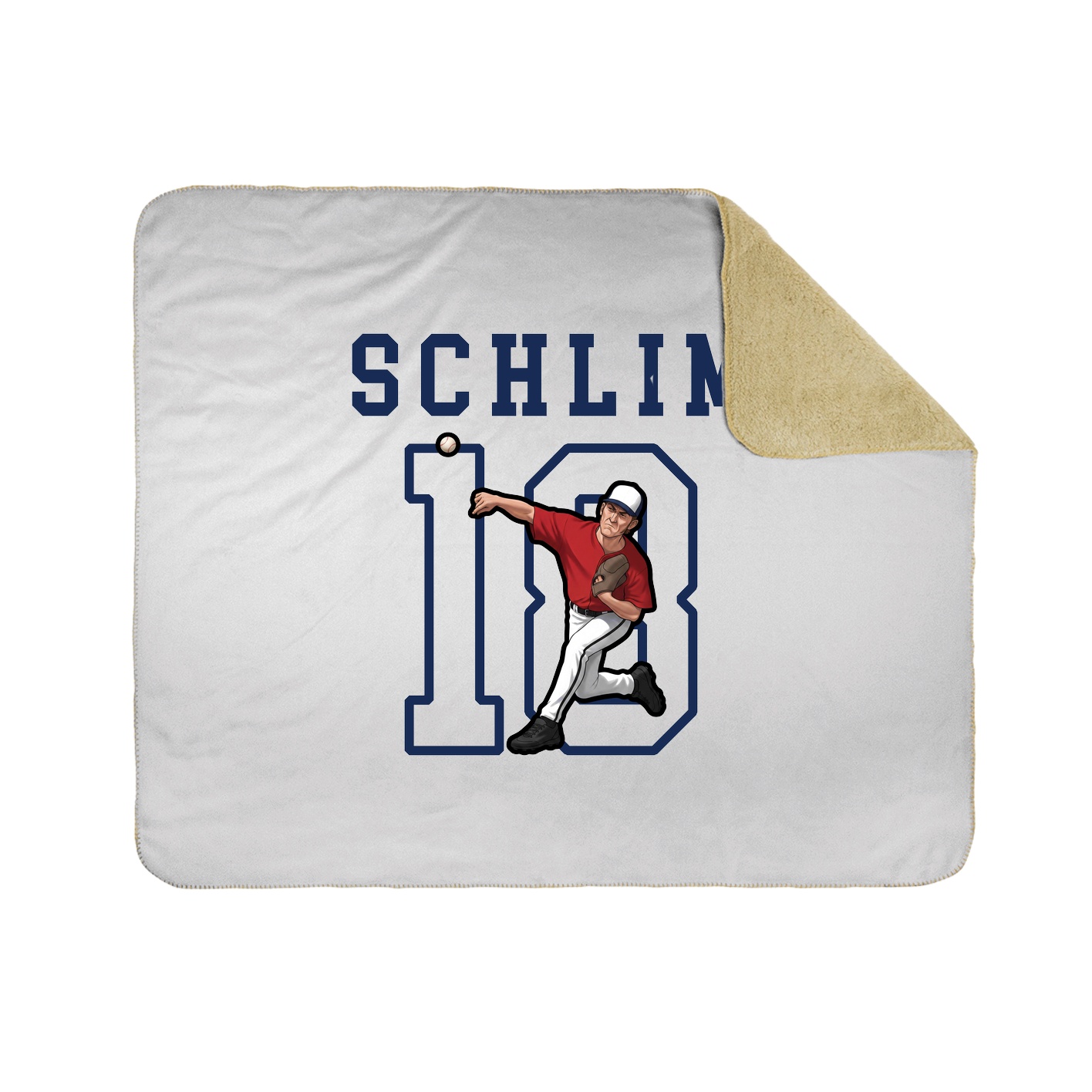 Throw Blanket — Shirsey in White