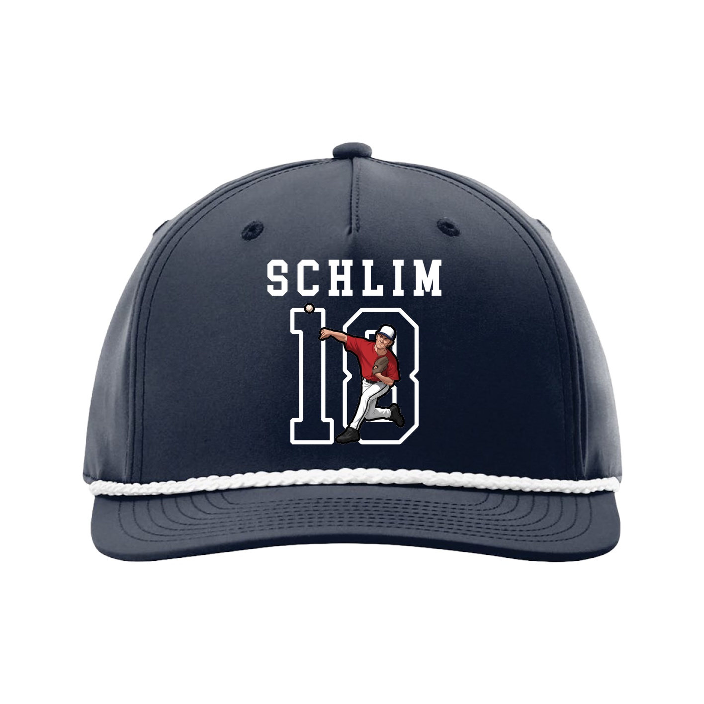 Five-Panel Classic Rope Cap — Shirsey in Navy