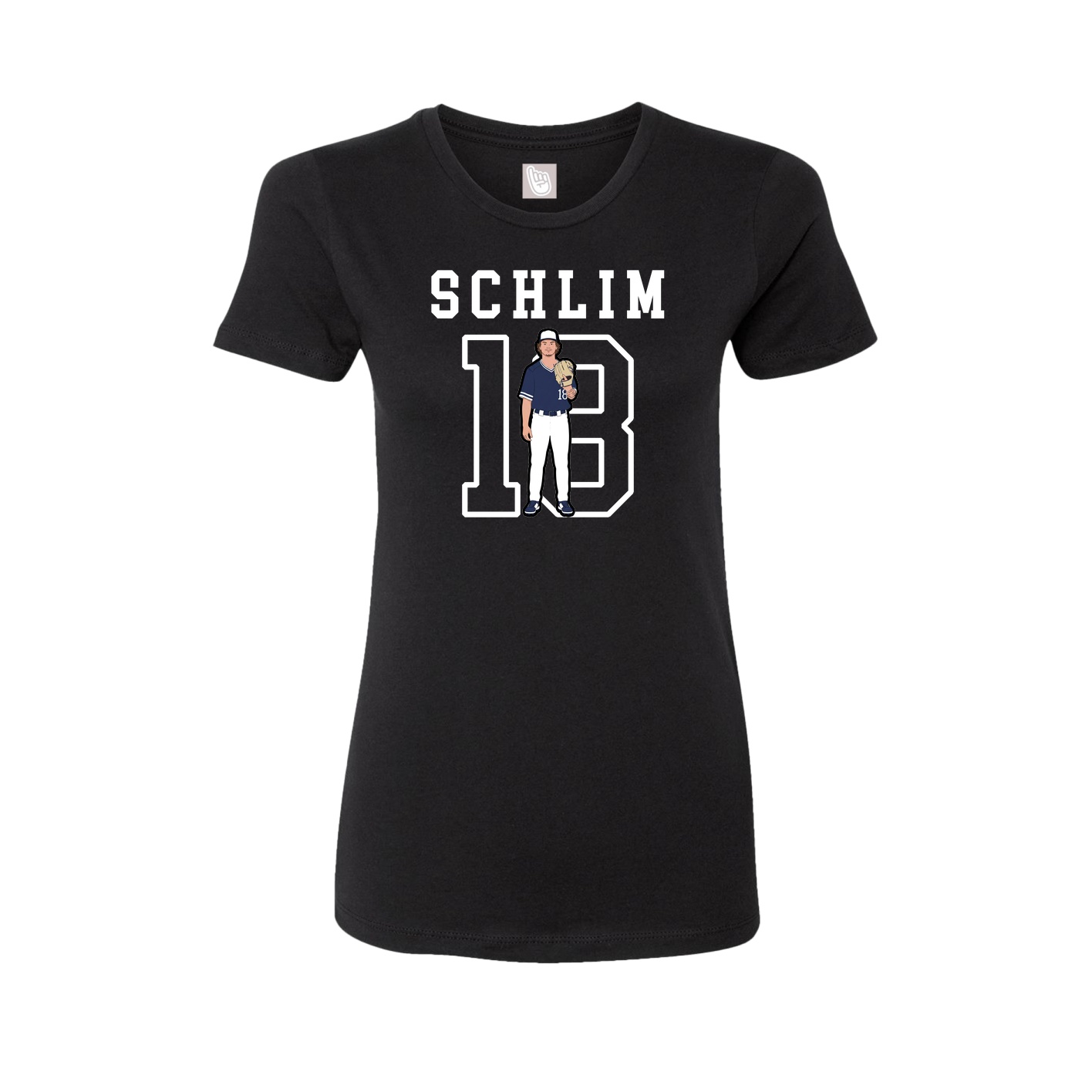 Fitted Women's Tee — Shirsey in Black