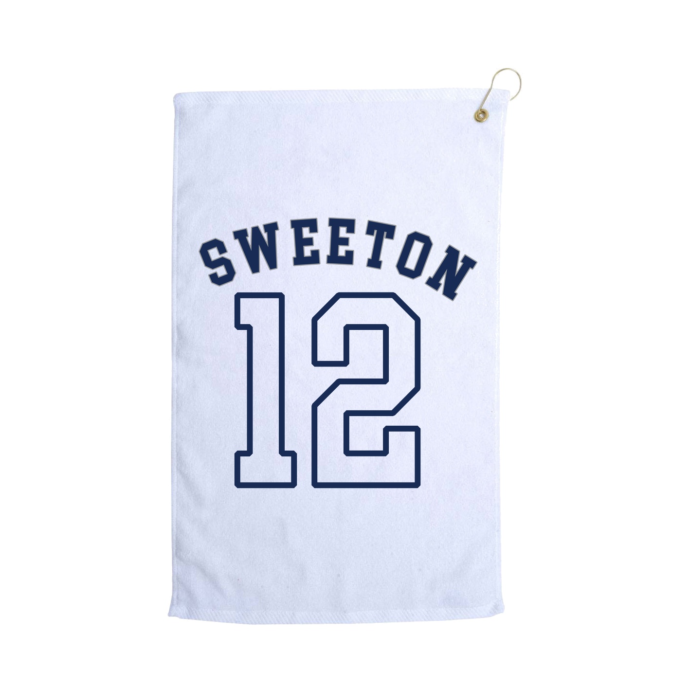 Golf Towel — Shirsey Arch in White