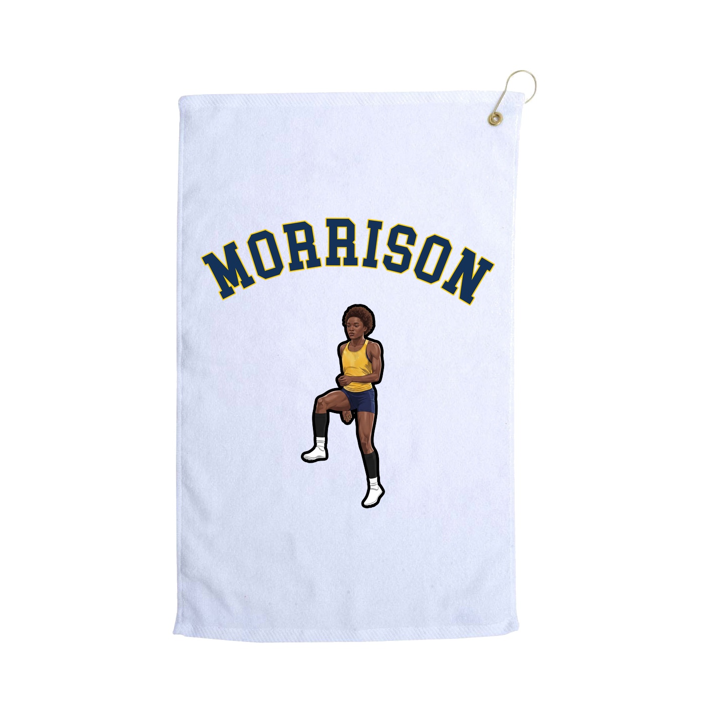 Golf Towel — Shirsey Arch in White