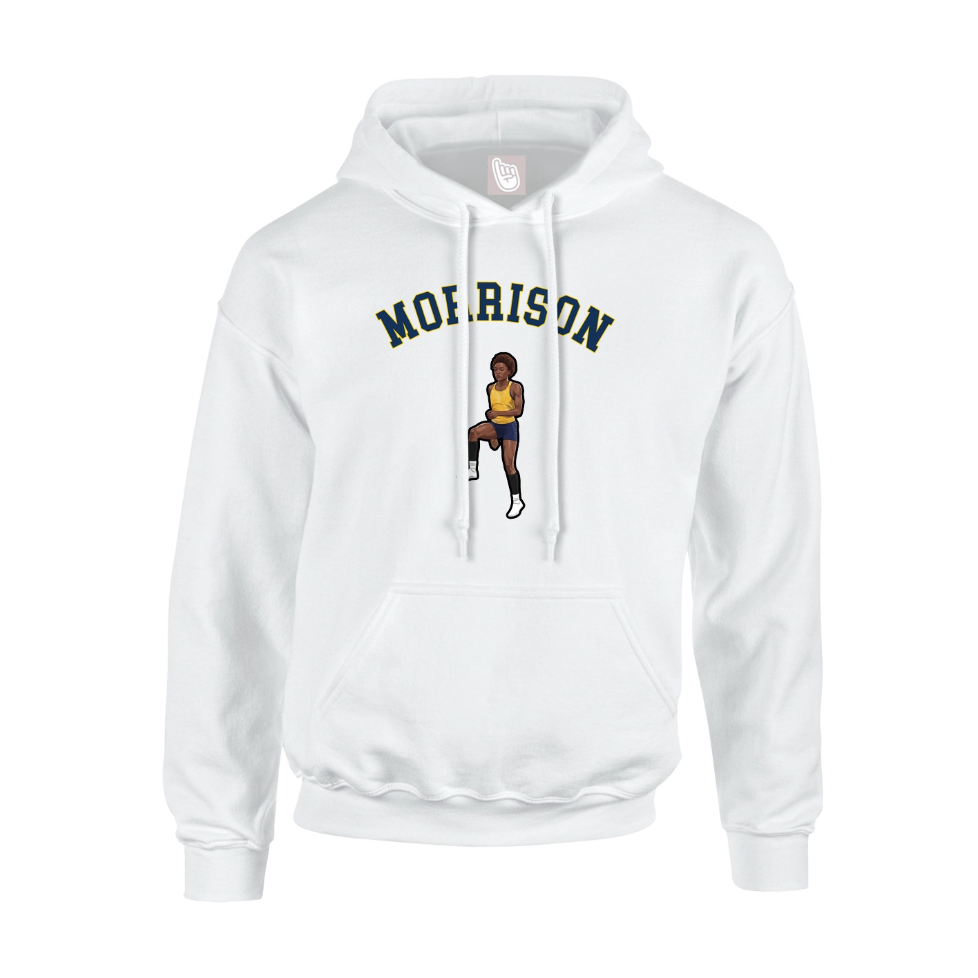 Youth Hoodie — Shirsey Arch in White