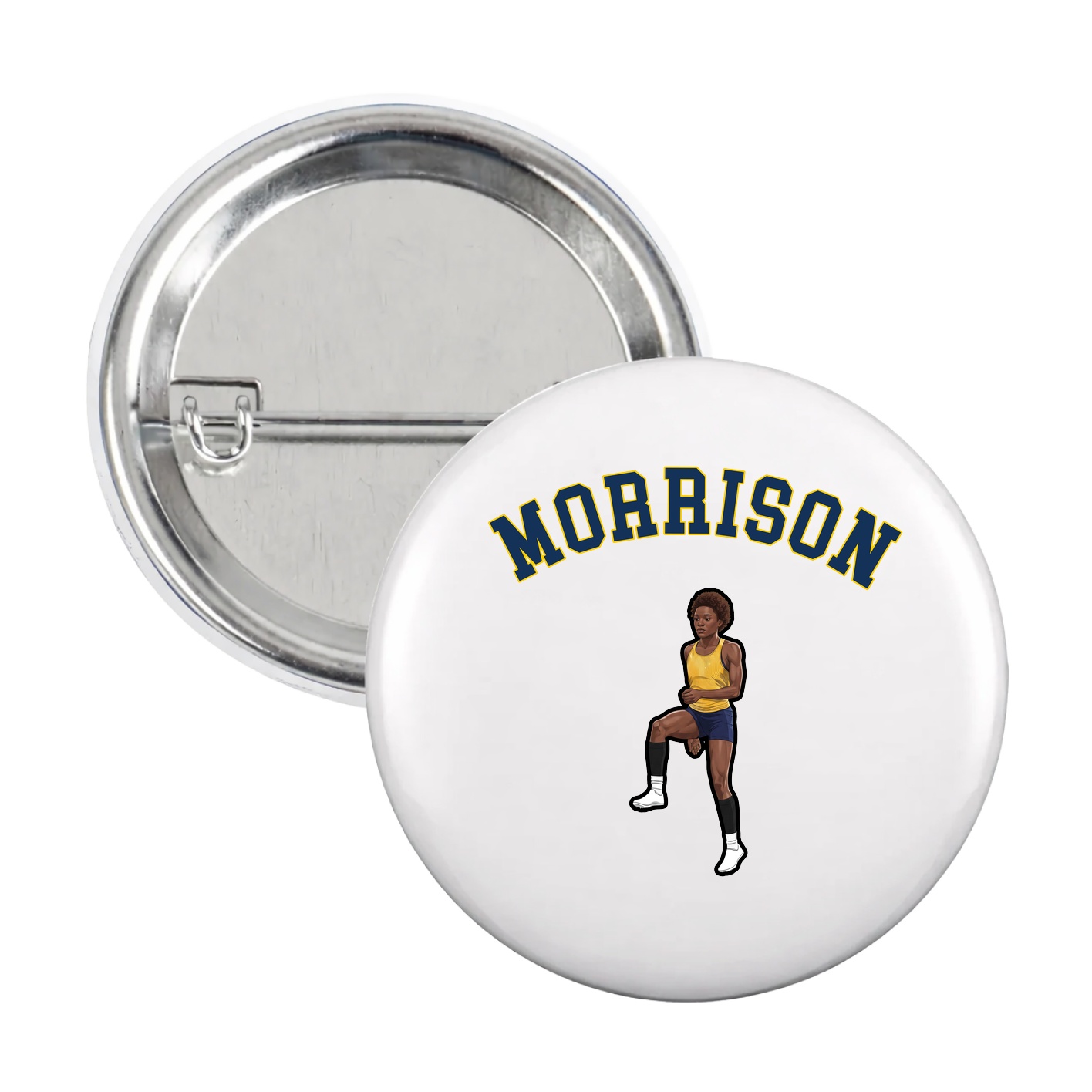 Game Day Button — Shirsey Arch in White