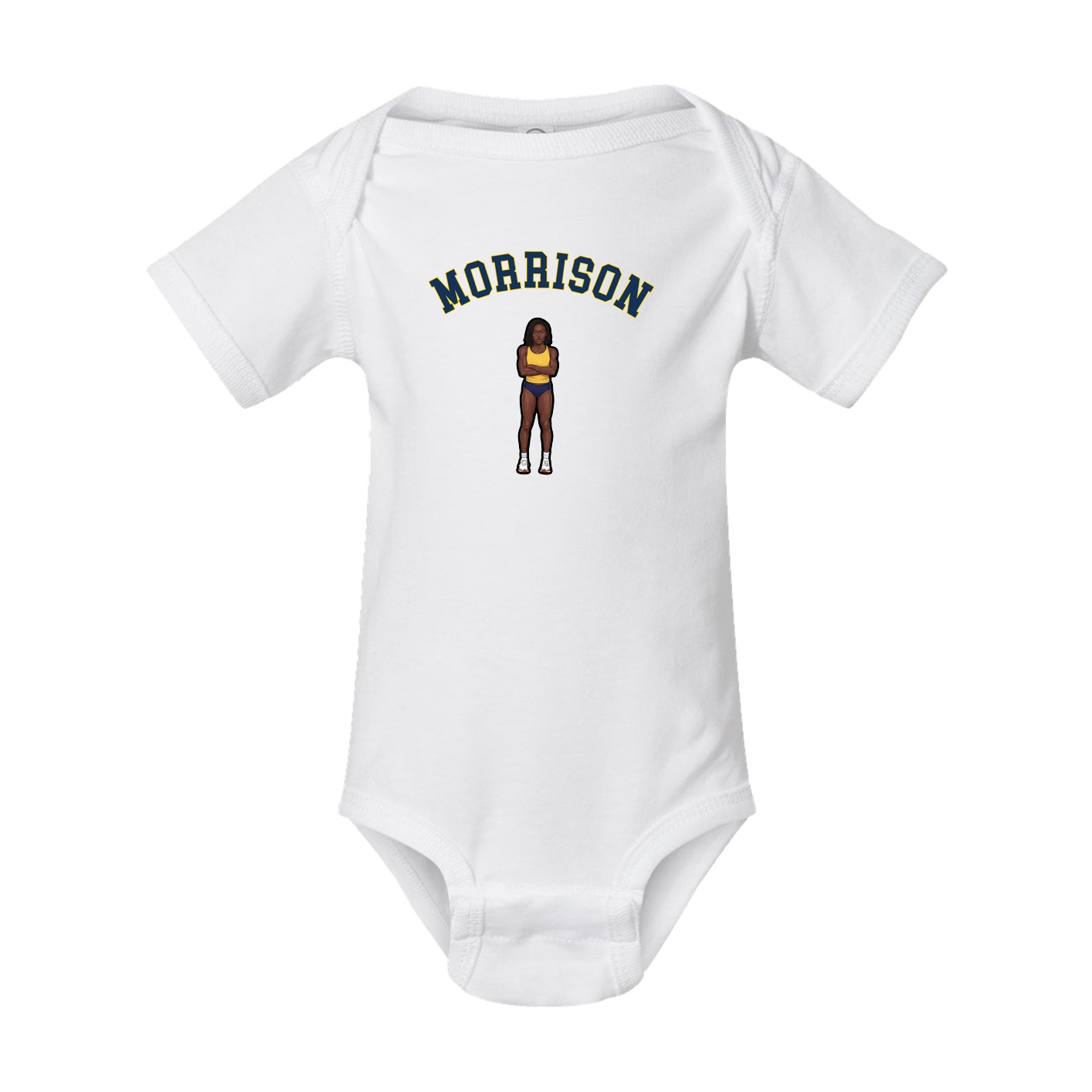 Baby Onesie — Shirsey Arch in White