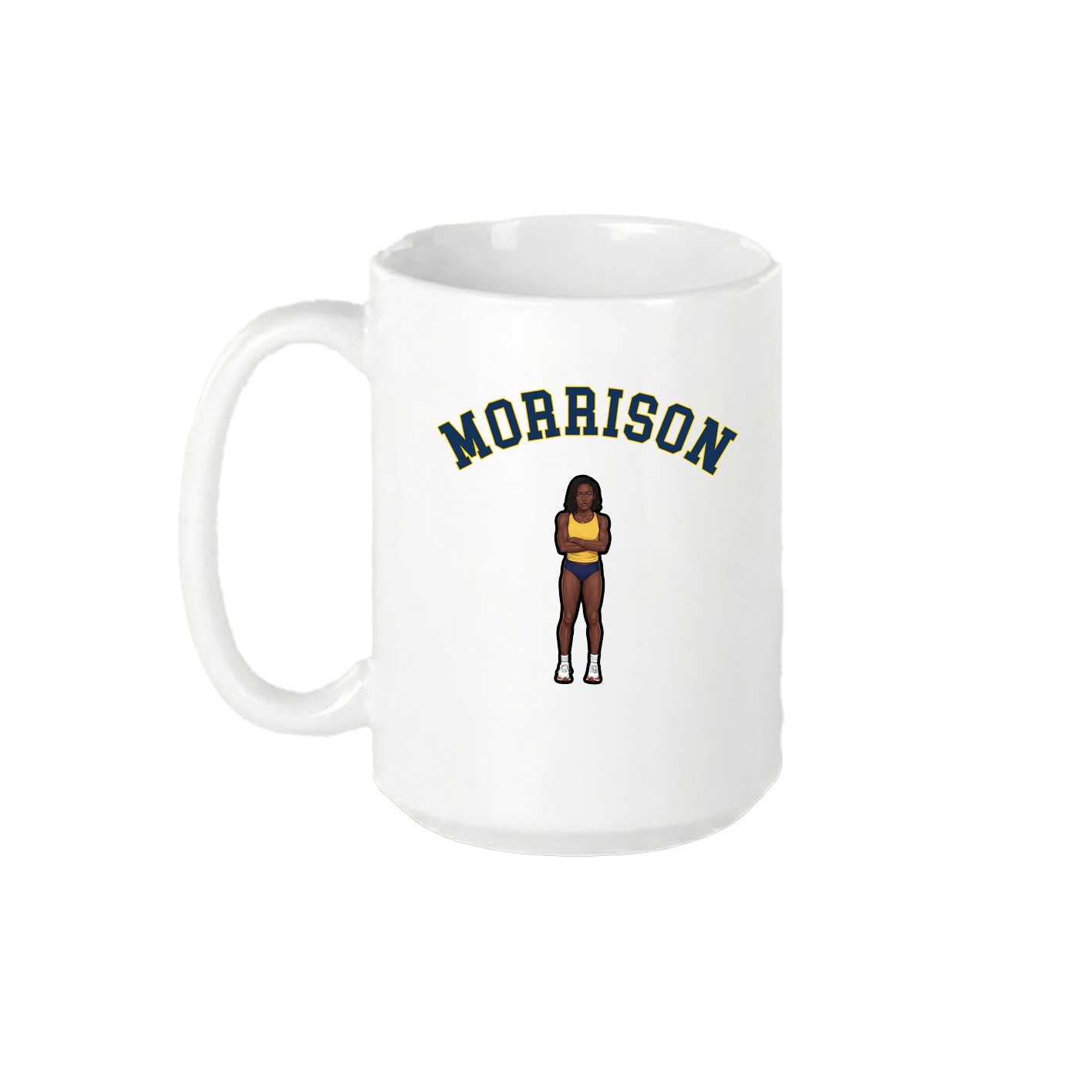 15oz Coffee Mug — Shirsey Arch in White