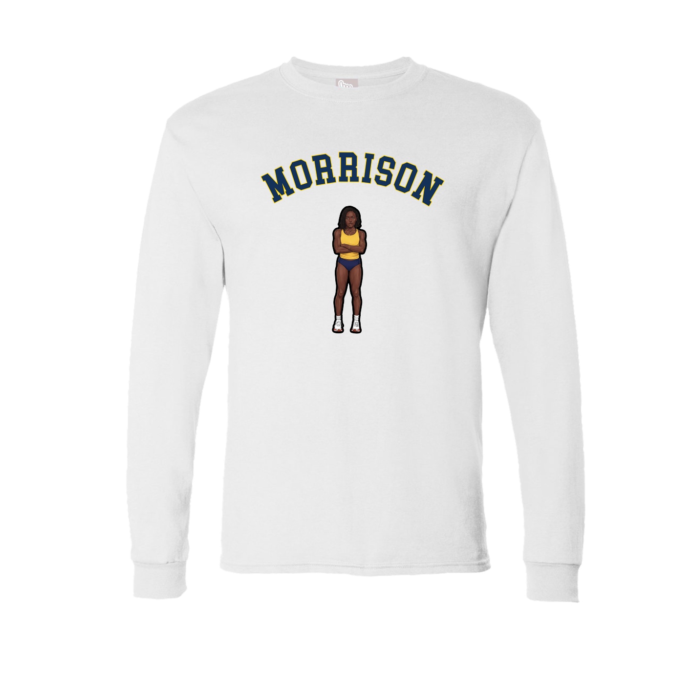 Long Sleeve Tee — Shirsey Arch in White