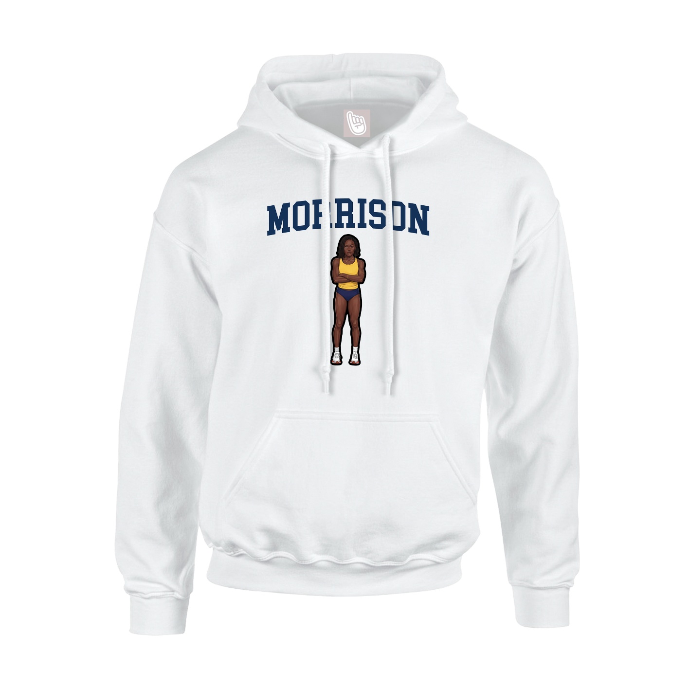 Hoodie — Shirsey in White