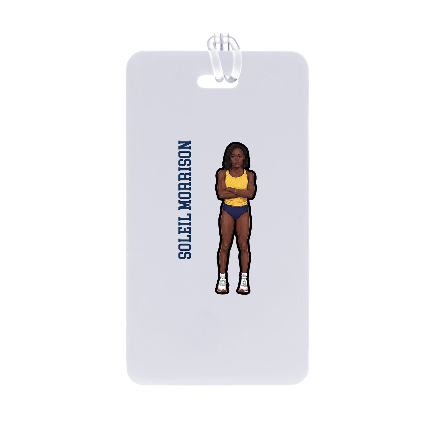 Bag Tag — Name Vertical in Classic