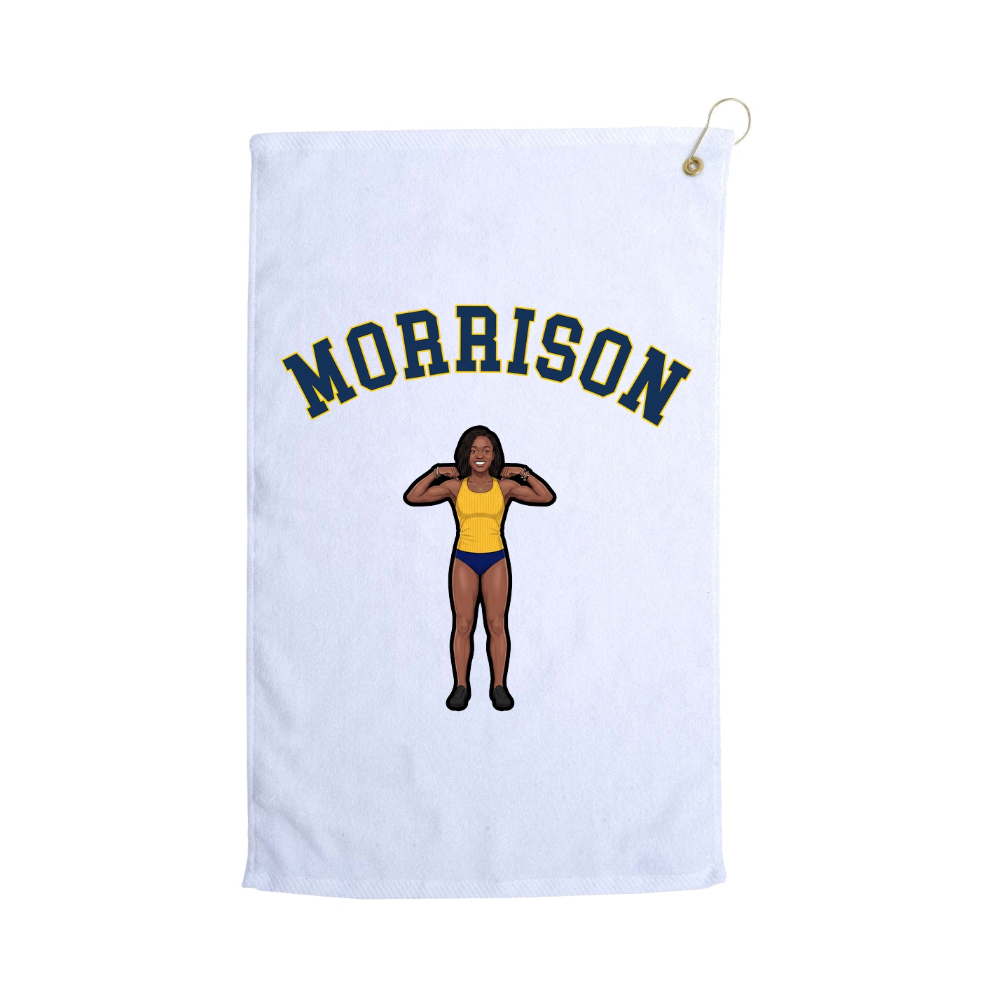 Golf Towel — Shirsey Arch in White