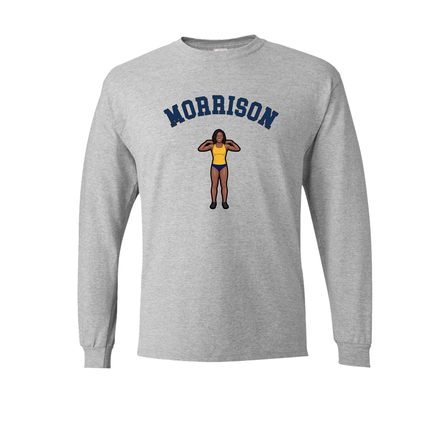 Long Sleeve Tee — Shirsey Arch in Grey