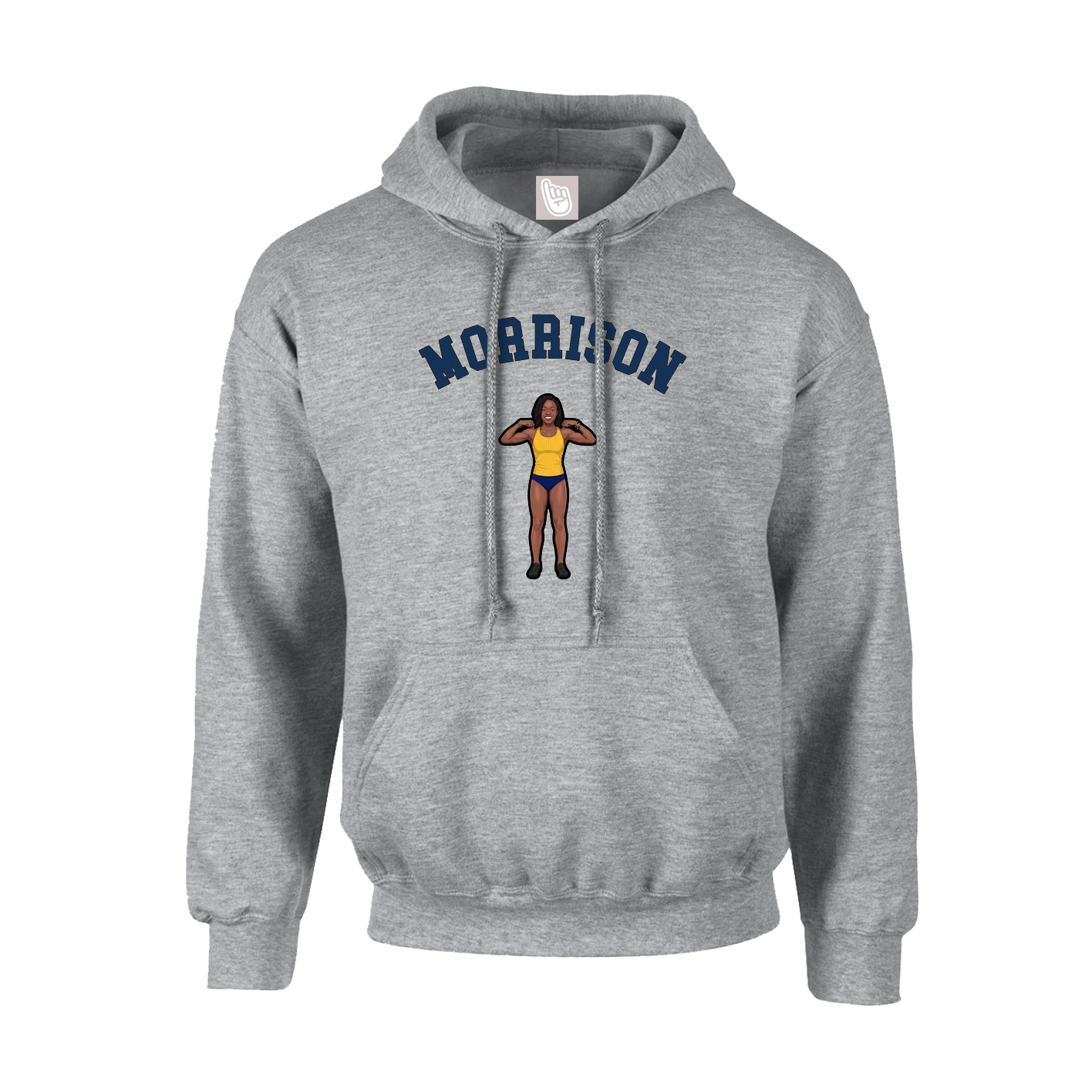 Youth Hoodie — Shirsey Arch in Grey
