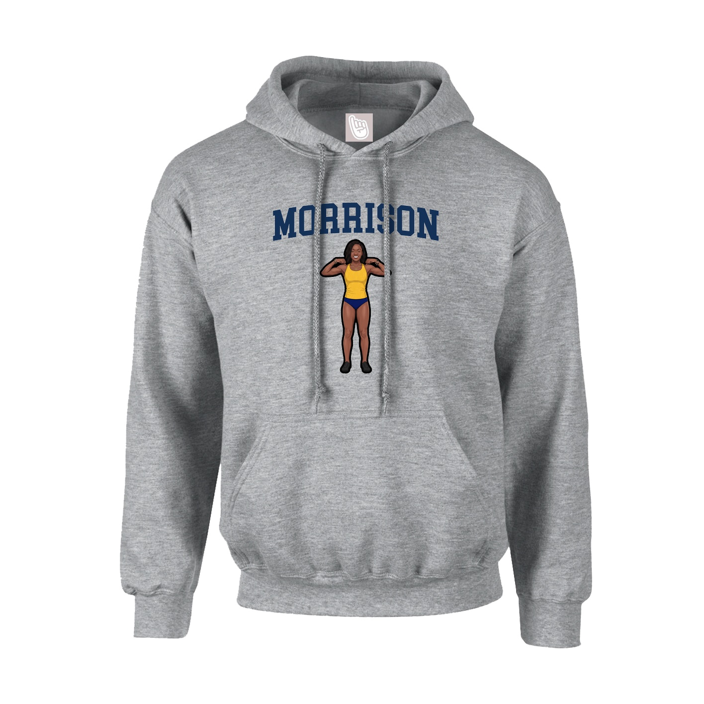 Hoodie — Shirsey in Grey
