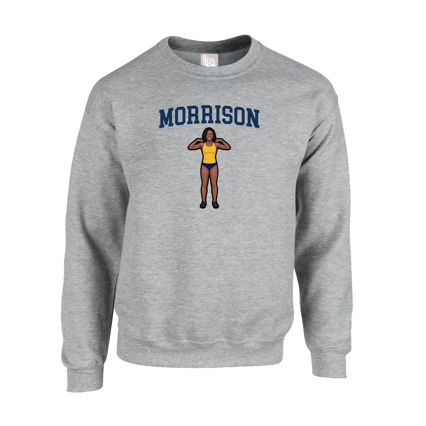 Fleece Crew — Shirsey in Grey