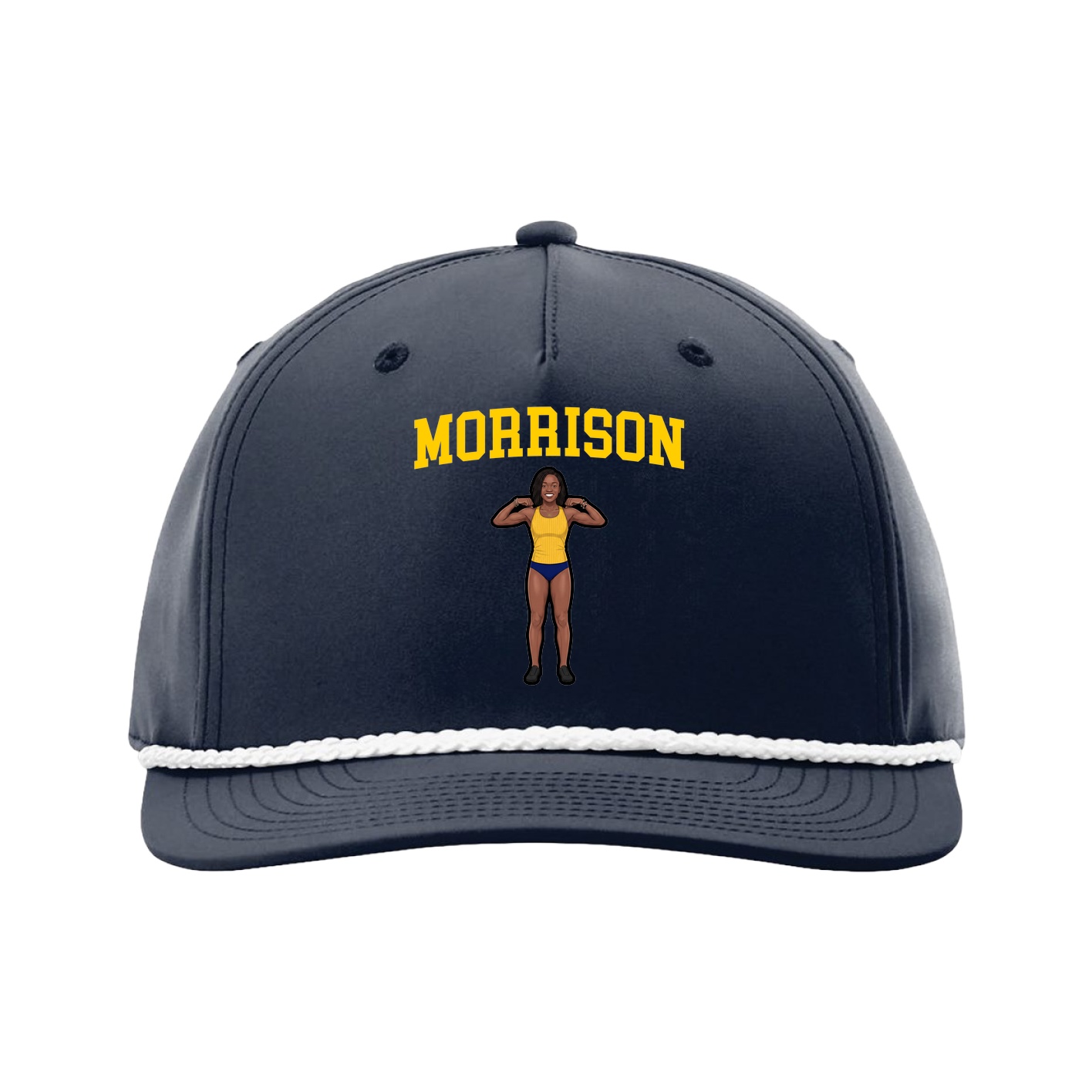 Five-Panel Classic Rope Cap — Shirsey in Navy
