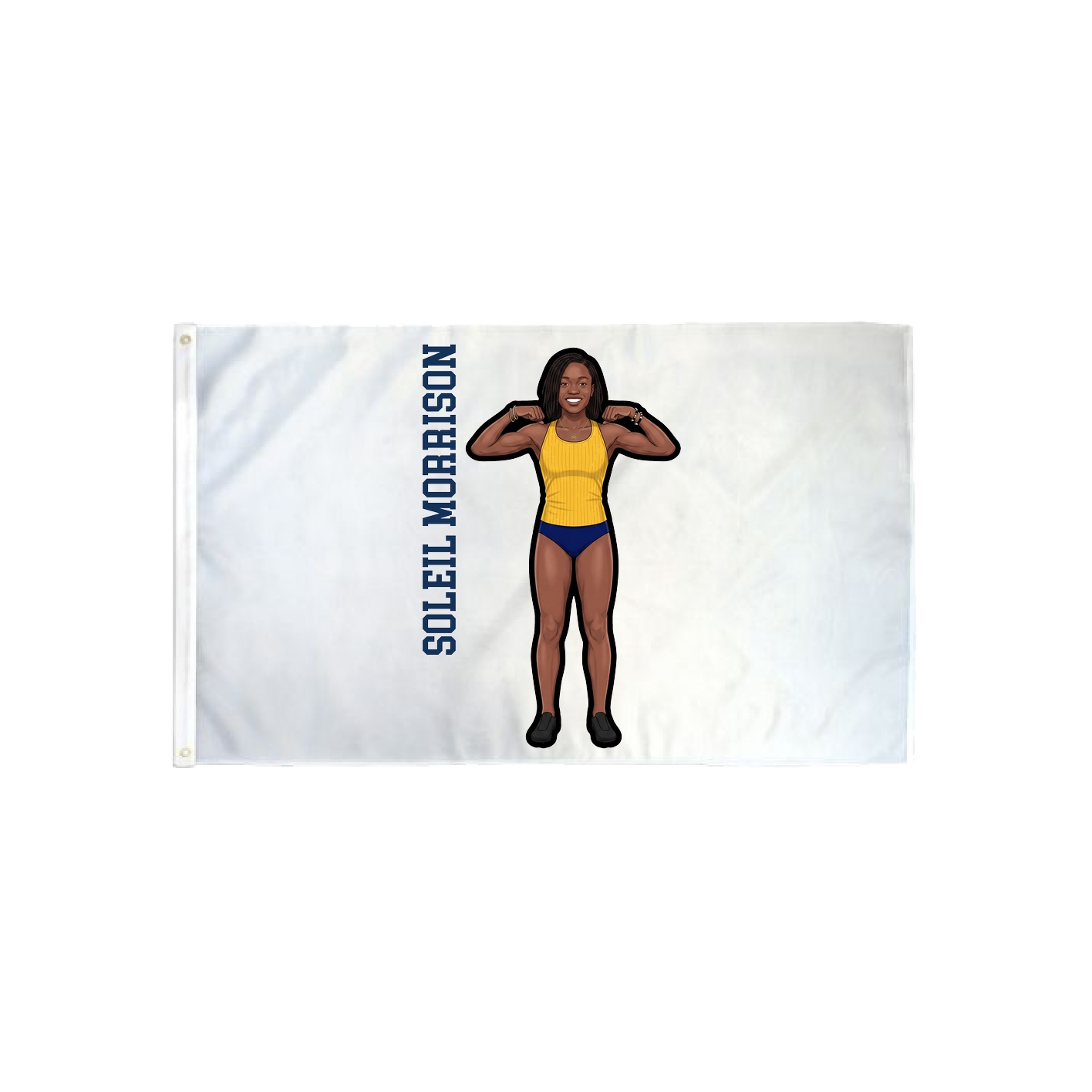 3x5 Flag — Name Vertical in Classic
