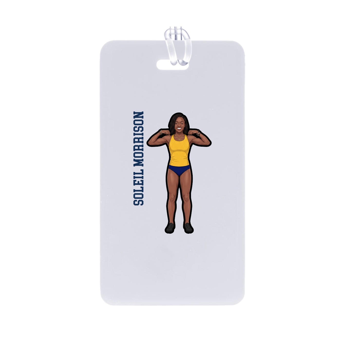 Bag Tag — Name Vertical in Classic