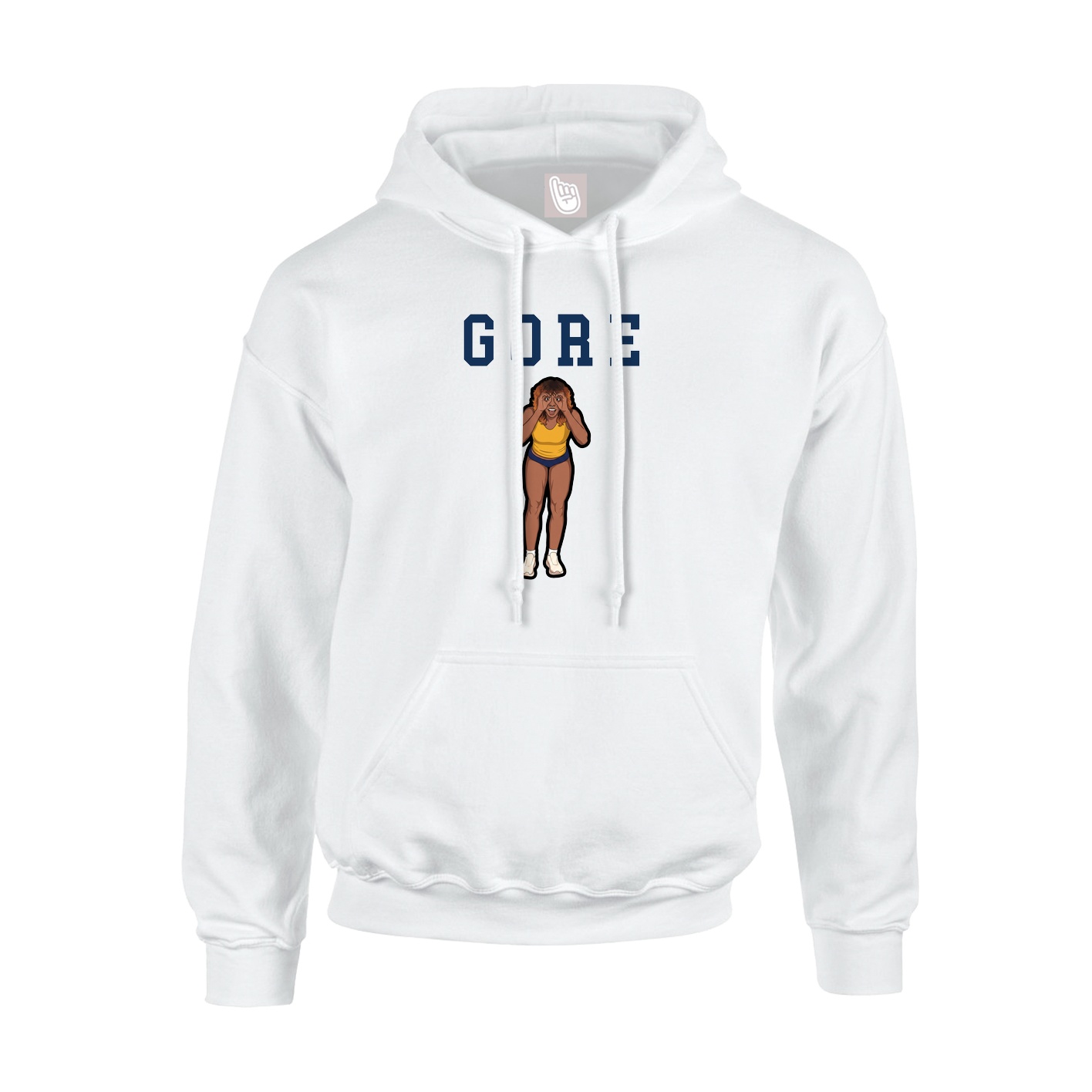 Hoodie — Shirsey in White