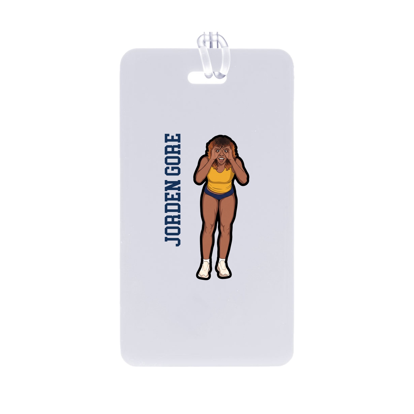 Bag Tag — Name Vertical in Classic