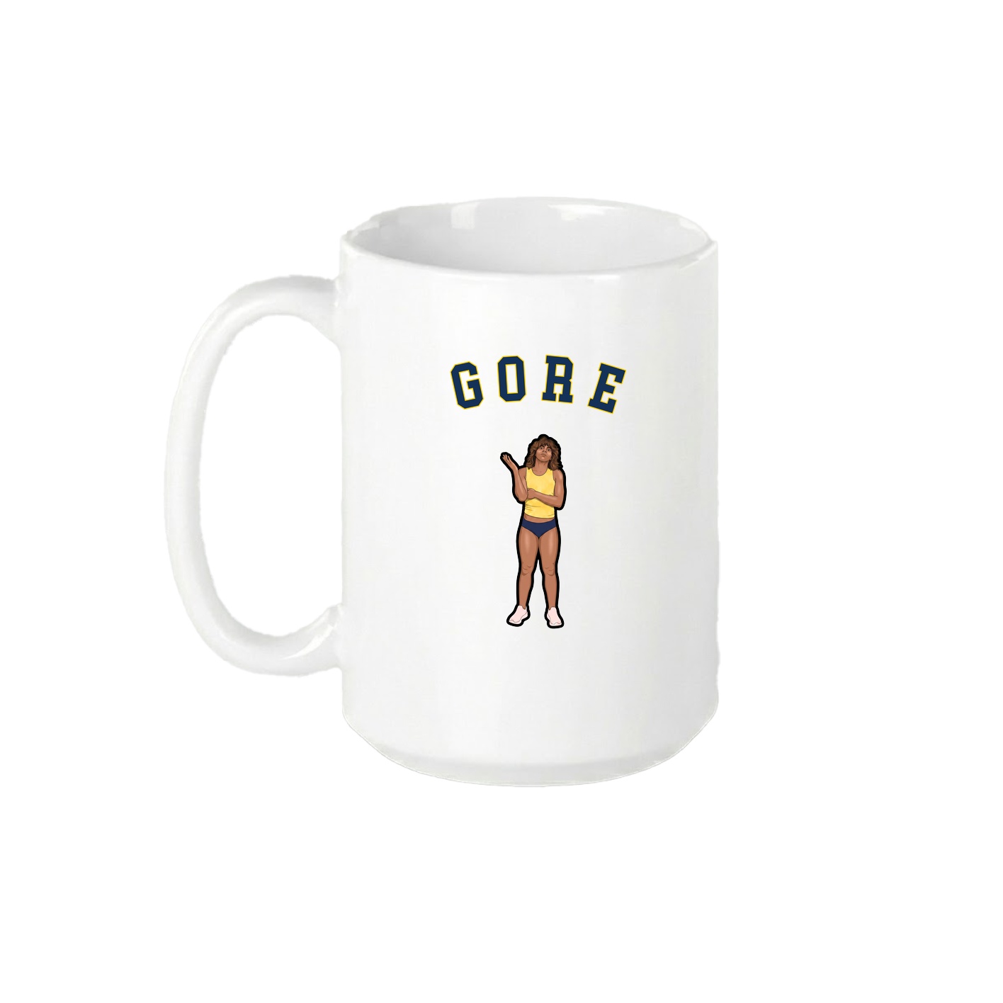 15oz Coffee Mug — Shirsey Arch in White