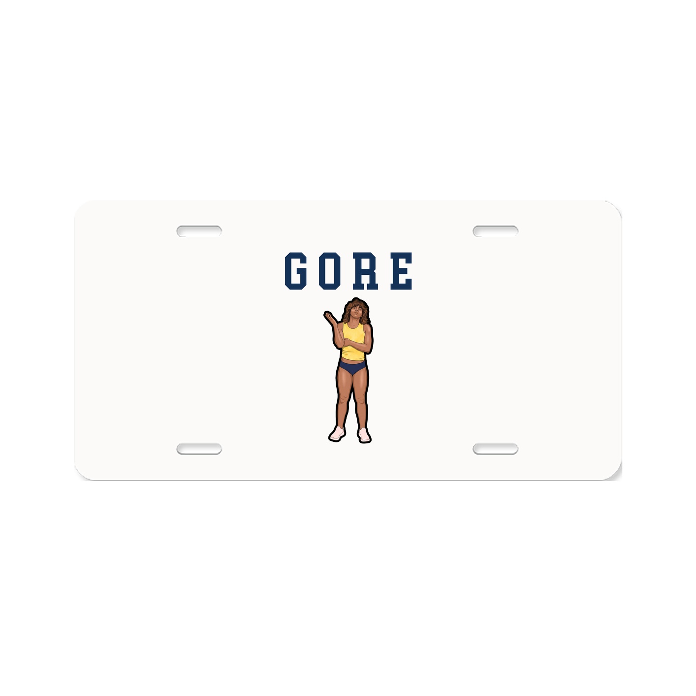 License Plate — Shirsey in Classic