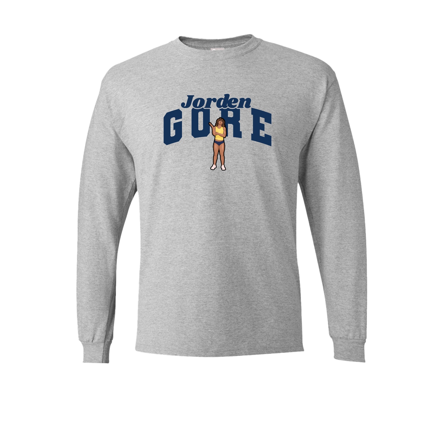 Long Sleeve Tee — Signature Arch in Grey
