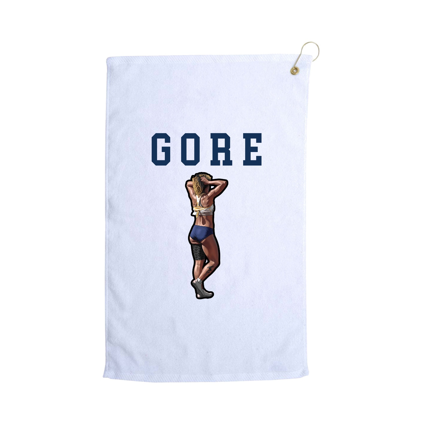 Golf Towel — Shirsey in White
