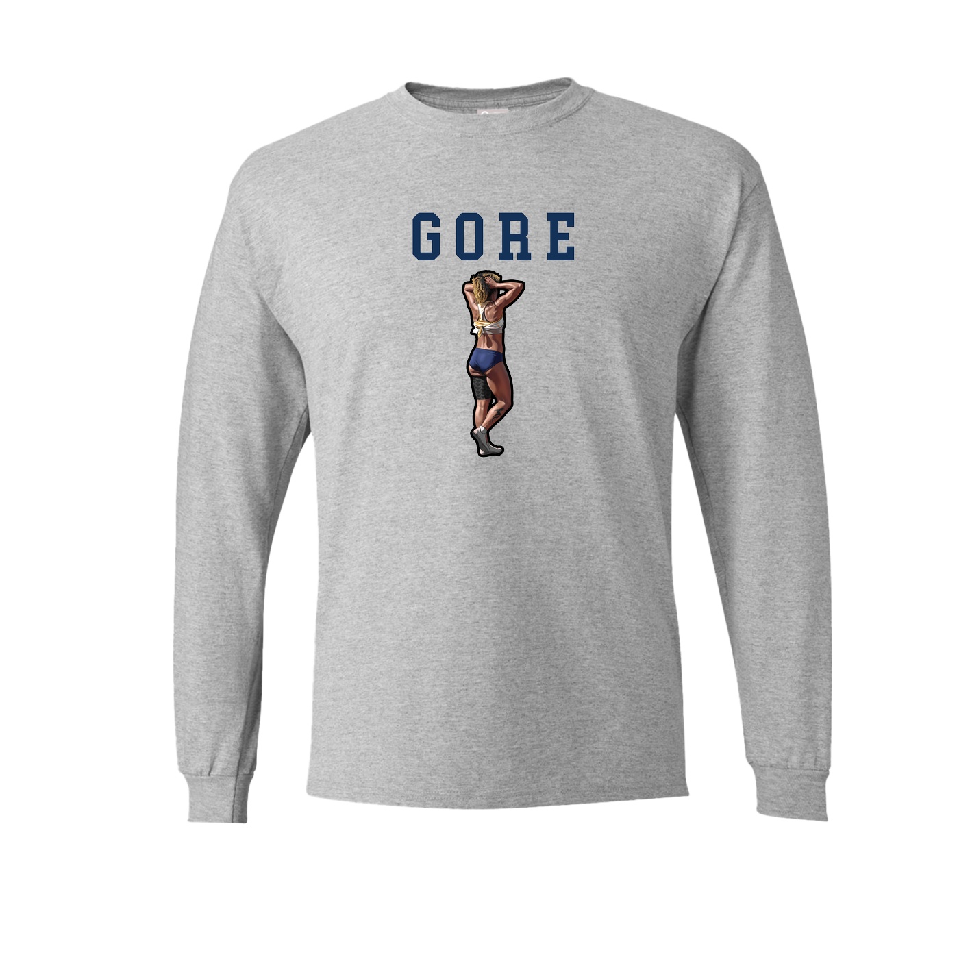 Long Sleeve Tee — Shirsey in Grey