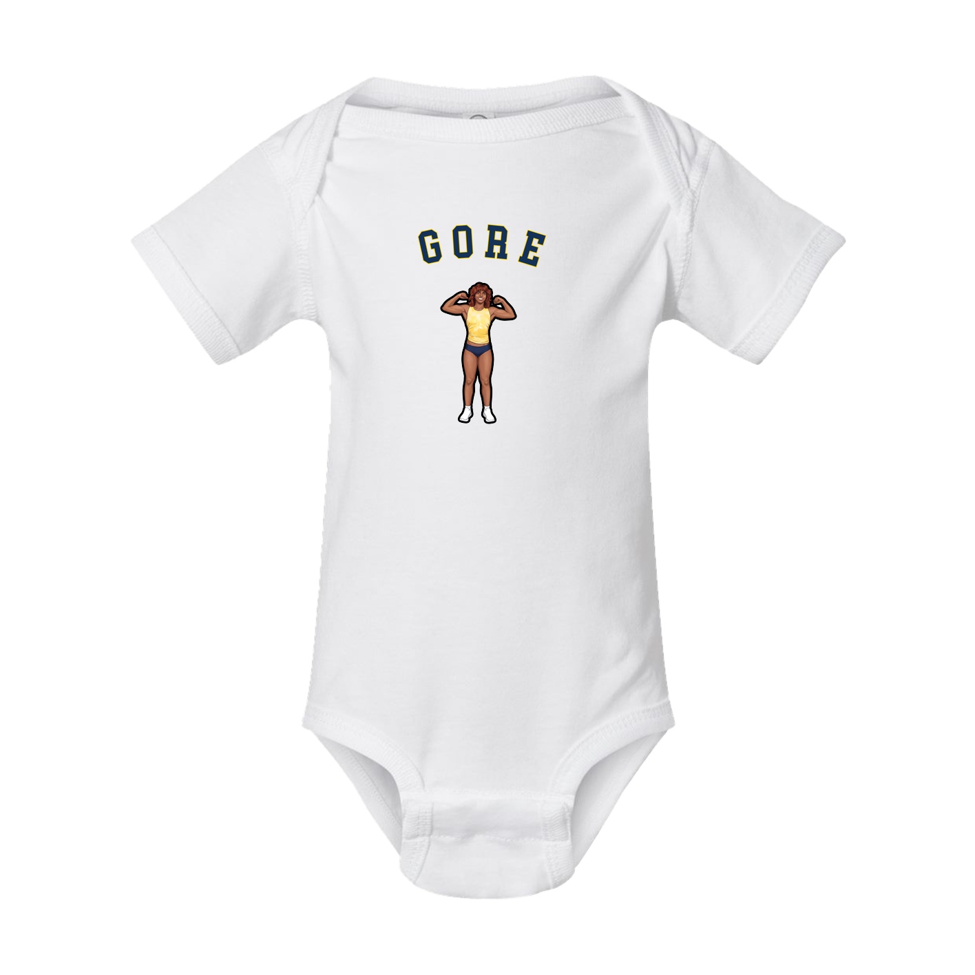 Baby Onesie — Shirsey Arch in White