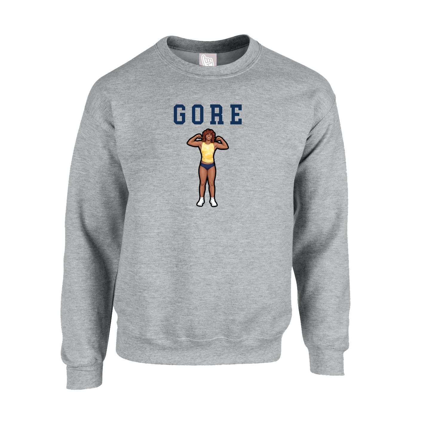 Fleece Crew — Shirsey in Grey