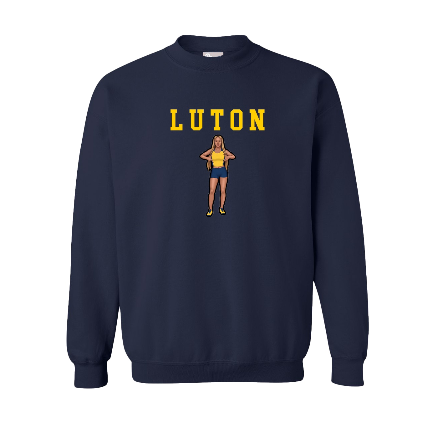 Fleece Crew — Shirsey in Navy