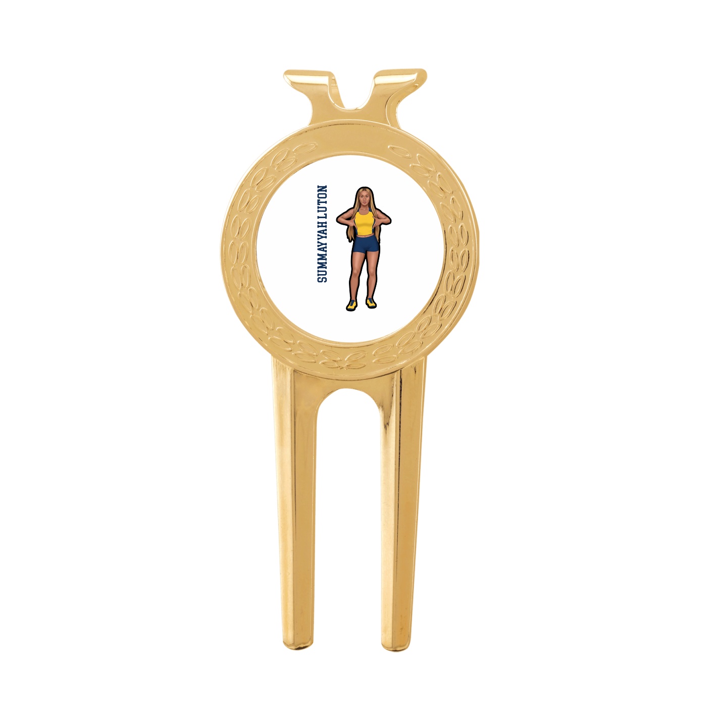 Divot Tool with Ball Marker — Name Vertical in Classic