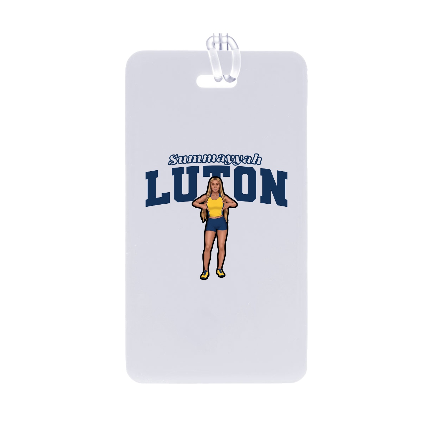 Bag Tag — Name Arch in Classic