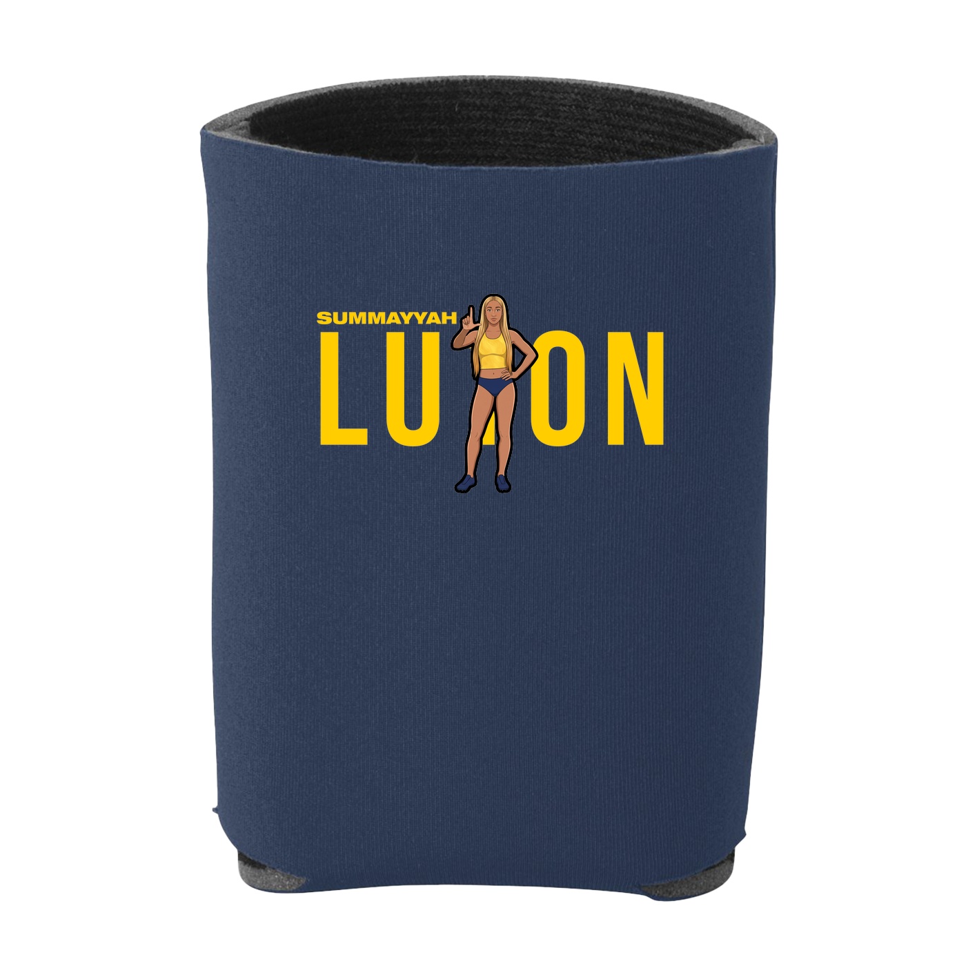 Can Holder — Player Name in Navy
