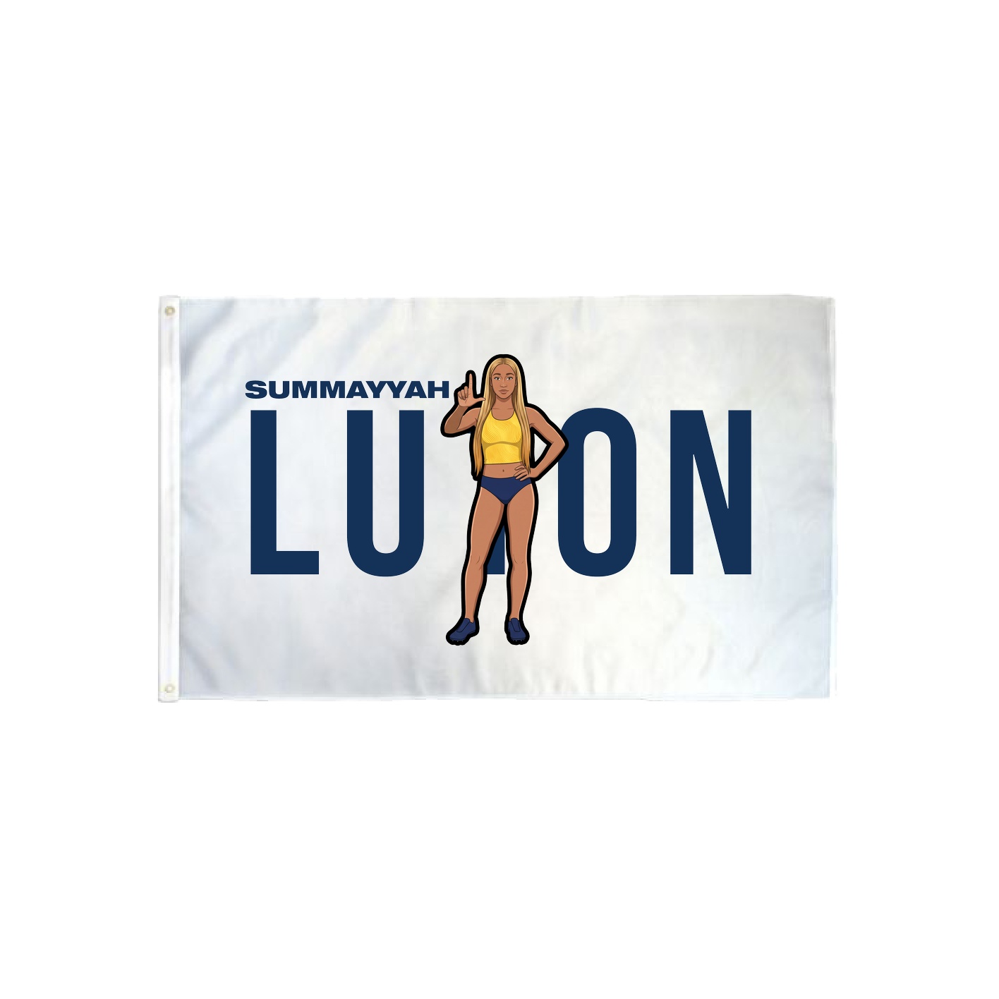3x5 Flag — Player Name in Classic