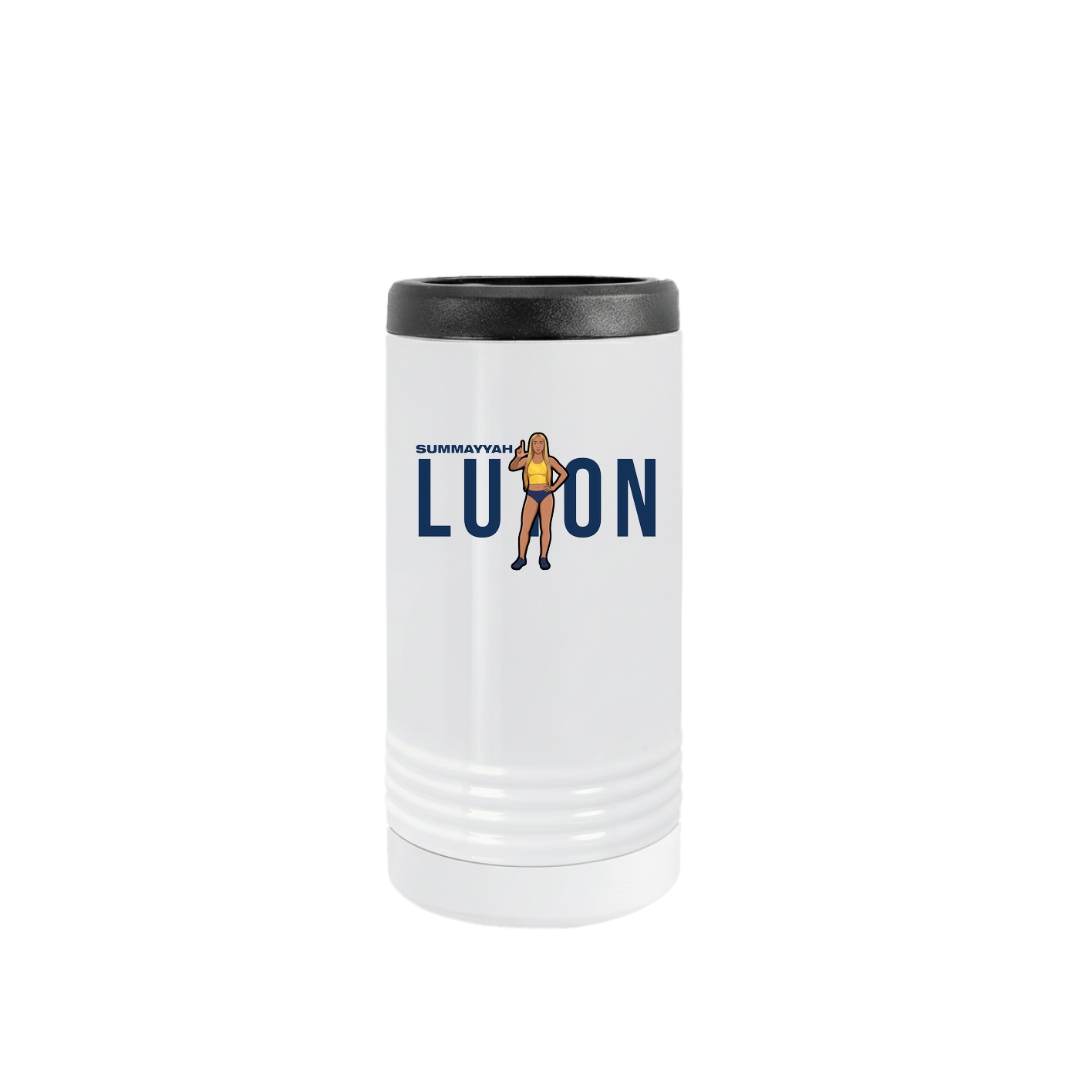 Slim Beverage Holder — Player Name in White