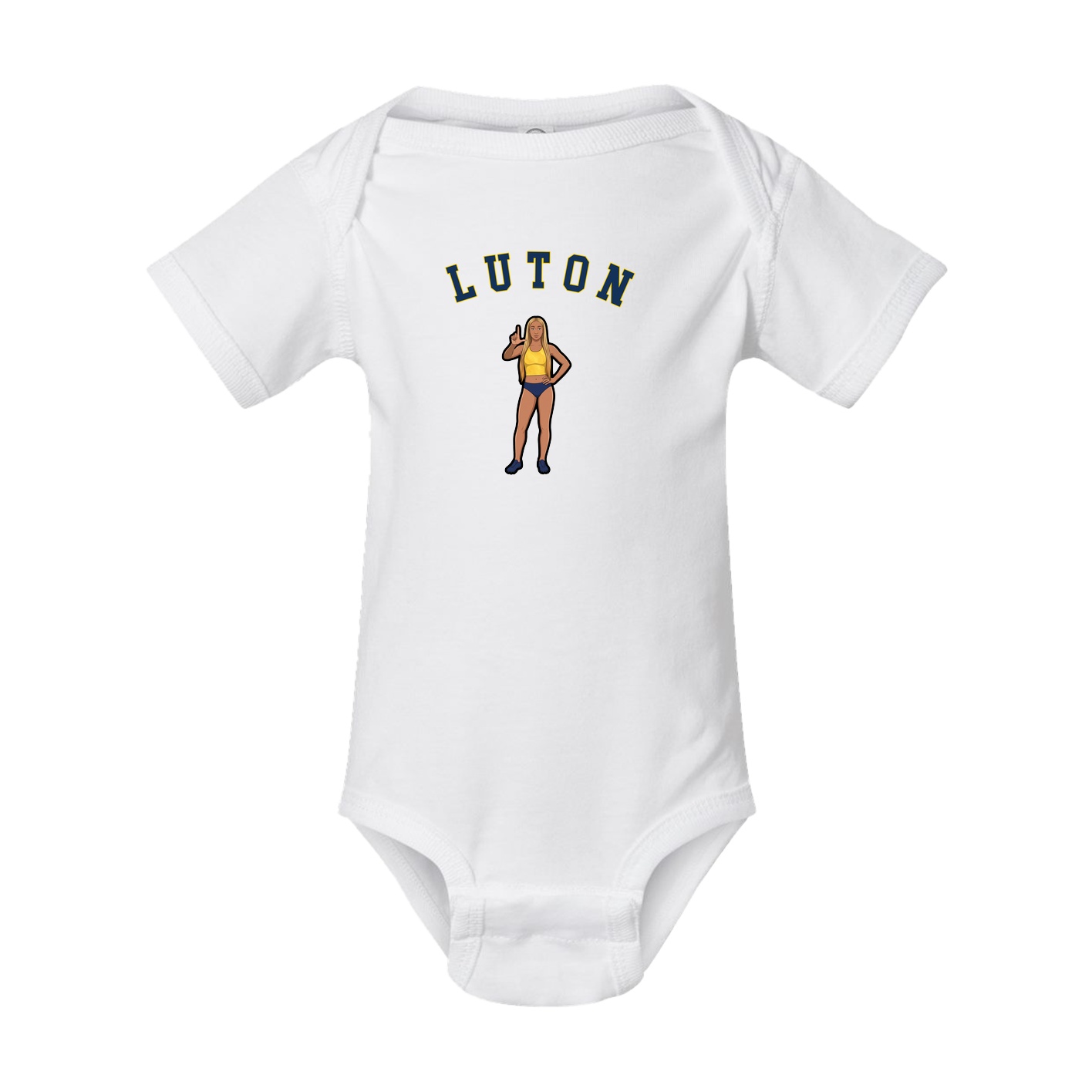 Baby Onesie — Shirsey Arch in White