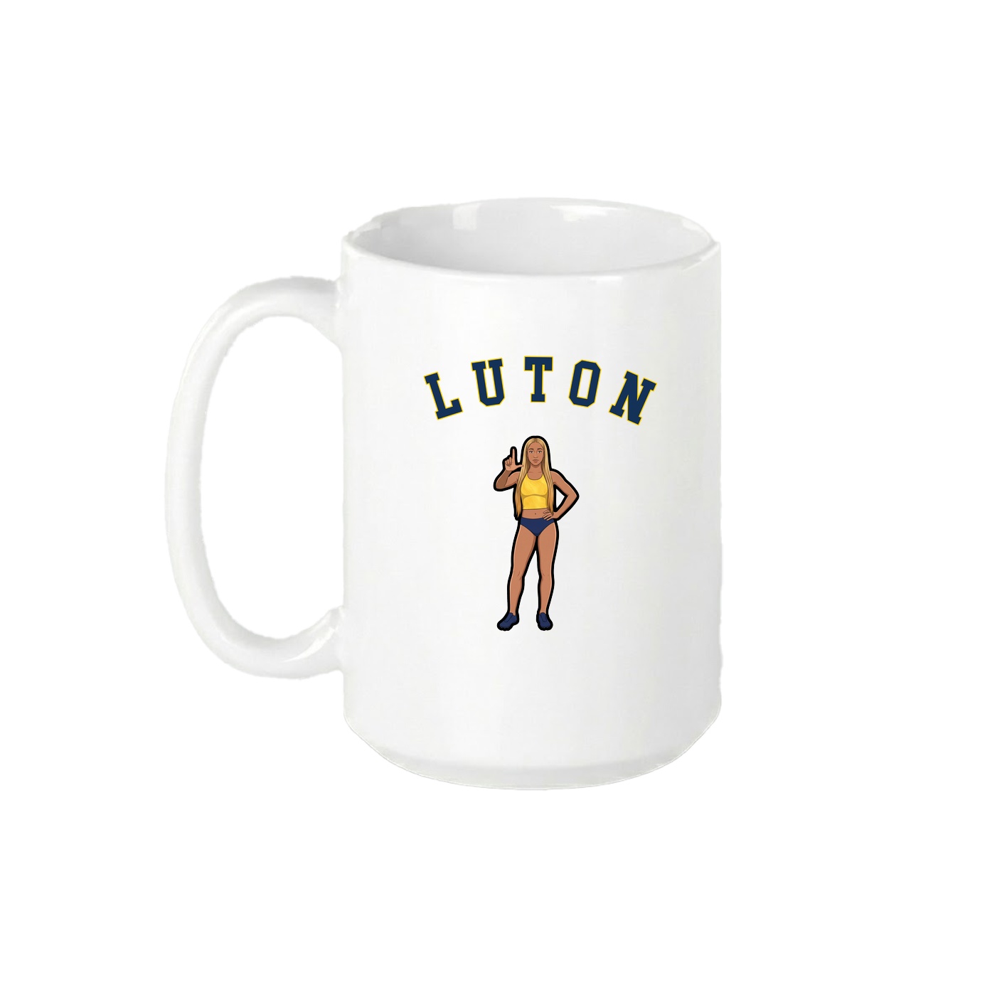 15oz Coffee Mug — Shirsey Arch in White