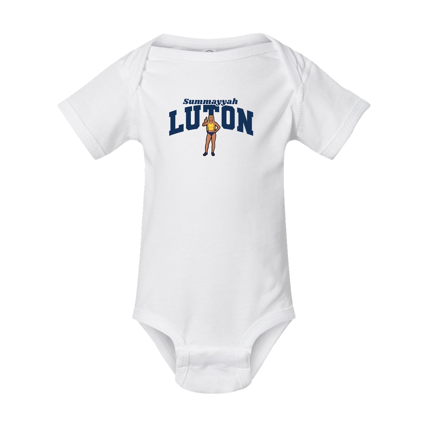 Baby Onesie — Signature Arch in White