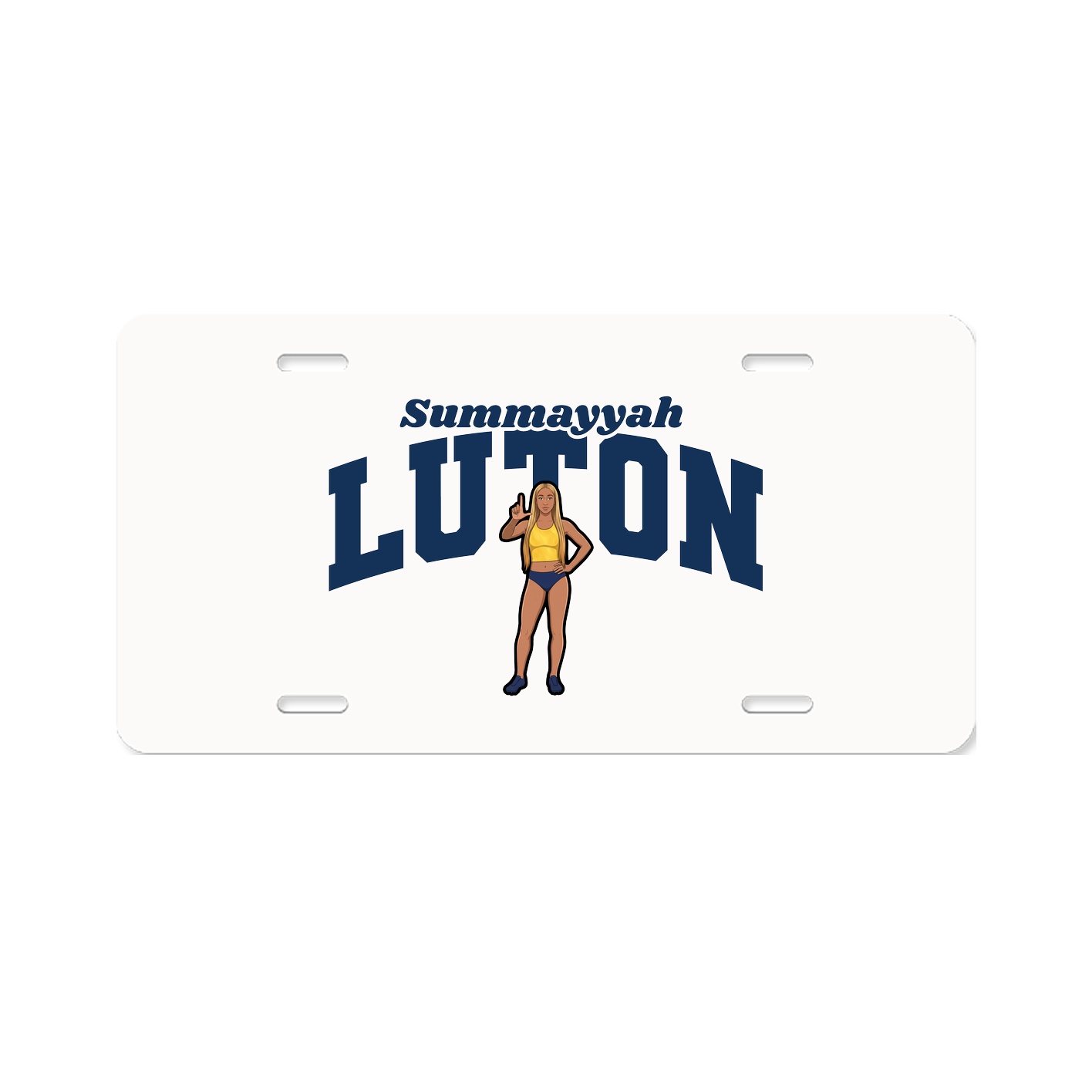License Plate — Signature Arch in Classic